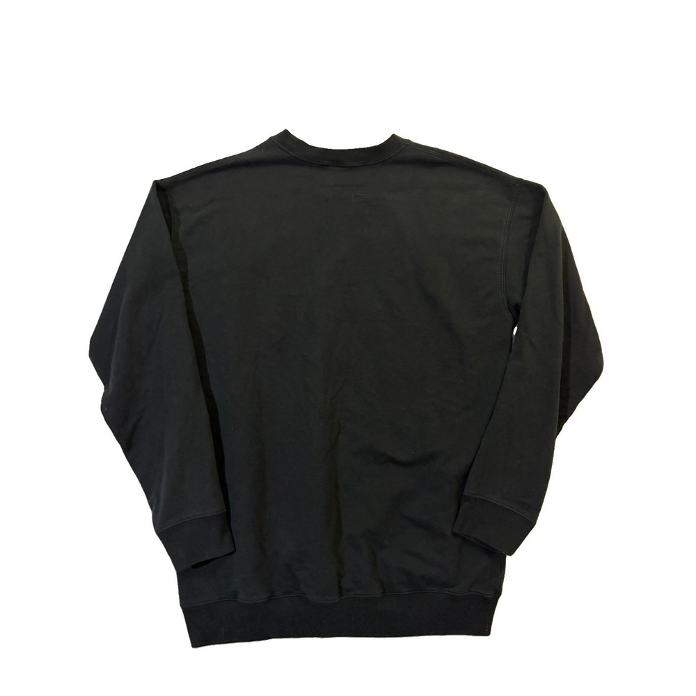 ColdCrush Mens Black Crew Neck Pullover Sweatshirt Funny Graphic Print Size L - Picture 4 of 5